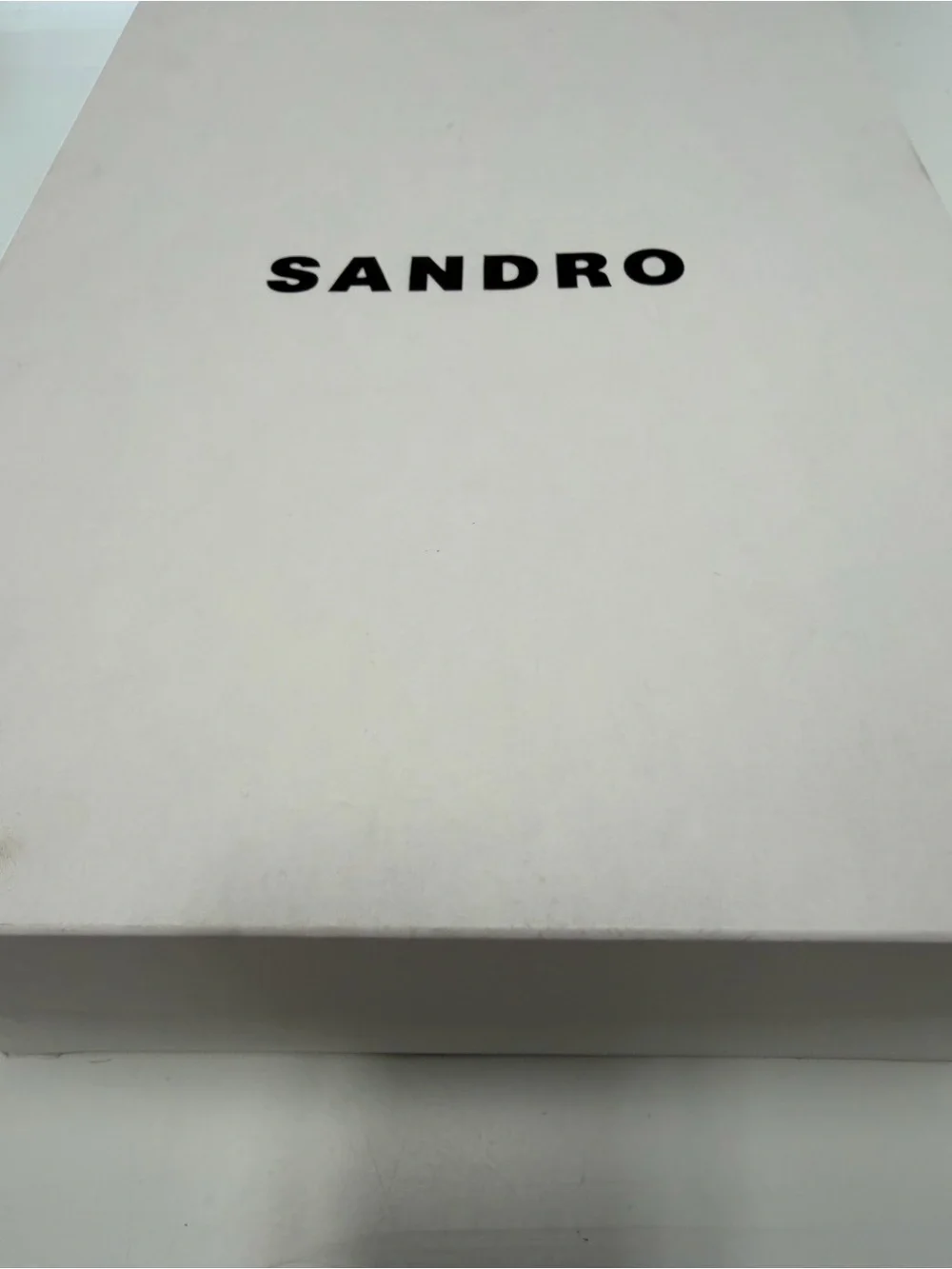Sandro Black Leather Chukka Boots with Elastic Side Panels